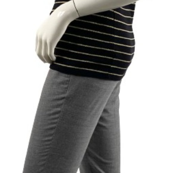 RALPH LAUREN Knit Top, Black and Gold Stripes, Size M, SKU 000363-12 - Picture 7 of 9